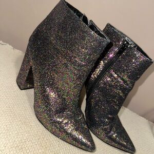 Vintage Size 7, Charlotte rouge, booty multicolor glitter